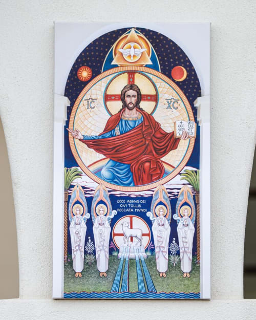 Christ Pantocrator - Giclee on Canvas | Art & Wall Decor by Ruth and Geoff Stricklin (New Jerusalem Studios)