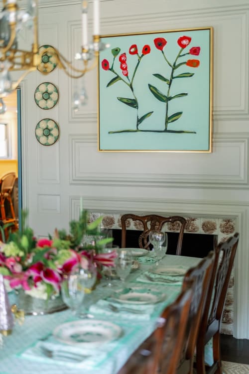 "Les Jolies Fleurs" | Oil And Acrylic Painting in Paintings by Erin Donahue Tice Fine Art