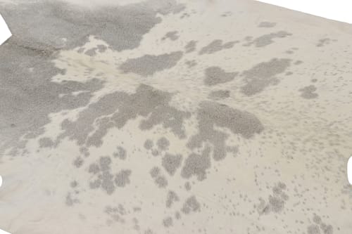 Rug & Kilim’s Cowhide Rug in Silver-Gray and White Tones | Rugs by Rug a