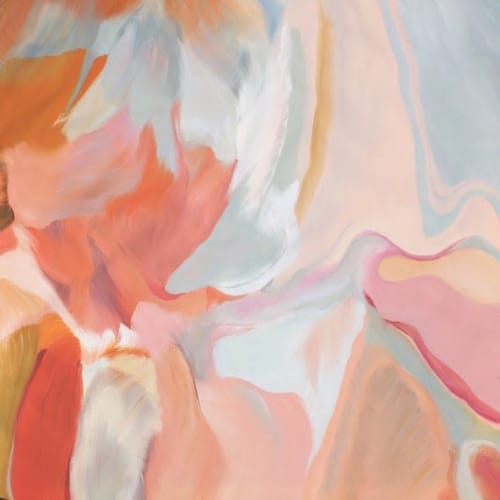 Environmental Vibrations 9. Oil on Canvas | Oil And Acrylic Painting in Paintings by Irena Orlov | Private Residence / Los Angeles, CA in Los Angeles