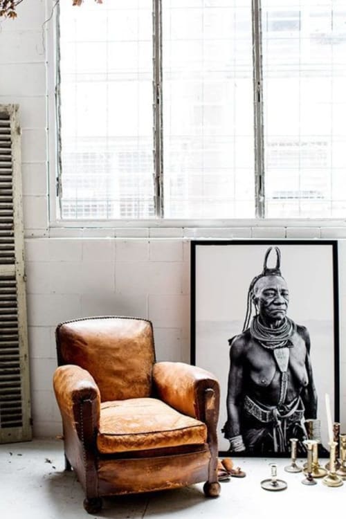 Namibia Himba Elder Black & White | Photography by Kara Rosenlund | Walter & Co in Richmond