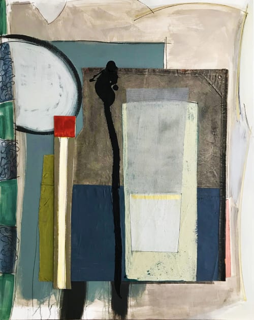 Coastal Folly Series #1 | Mixed Media by Debra Yates | Debra Yates | The Art of Space in Lake Worth