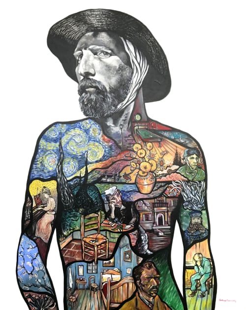 Vincent Van Gogh | Oil And Acrylic Painting in Paintings by Anthony Hernandez Art