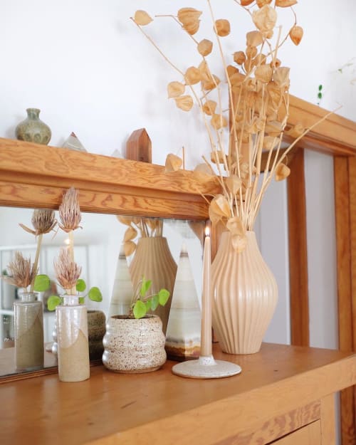 Succulent Planter | Vases & Vessels by Becki Chernoff | Kristine Claghorn's Home in Los Angeles