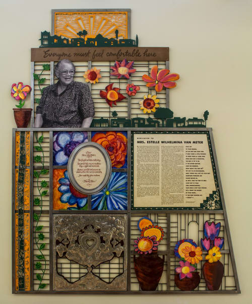 Tribute to Estelle Van Meter | Art & Wall Decor by Joyce Dallal | Estelle Van Meter Multipurpose Center in Los Angeles