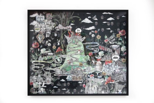 Swinetown | Paintings by Welcome to the Brightside | The Digs Collection