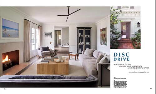 Beach Series VII, 1/10 featured in LA Times, Design Issue | Interior Design by Artist Cheryl Maeder