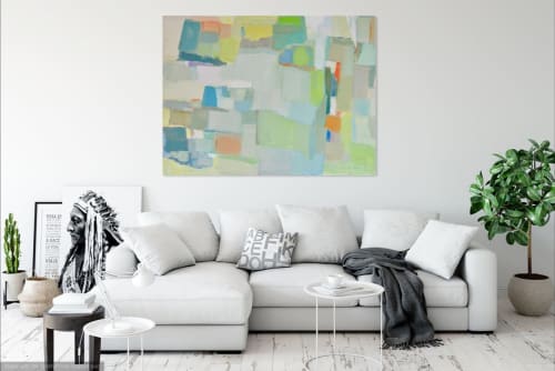 Flying Landscape I | Paintings by LangfordArt | Charleston Artist Collective in Mount Pleasant