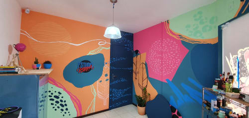 My studio mural | Murals by Estúdio Pepper