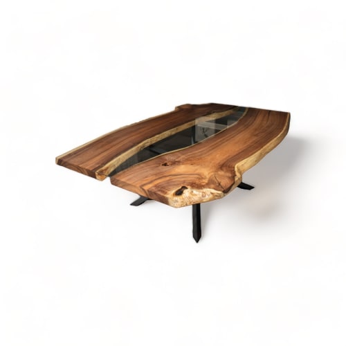 Mesquite Live Edge River Table | Dining Table in Tables by Lumberlust Designs