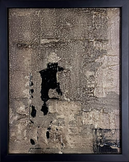 Basalt No. 2 - Original Mixed-Media Abstract Painting | Mixed Media in Paintings by J. Kent Martin