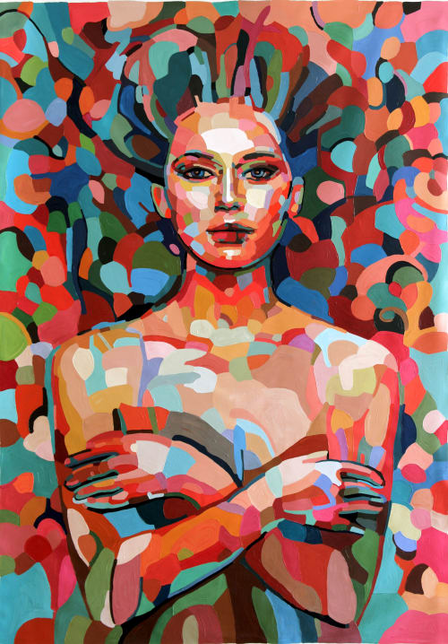 You cannot take it from me | Oil And Acrylic Painting in Paintings by Noemi Safir Artist