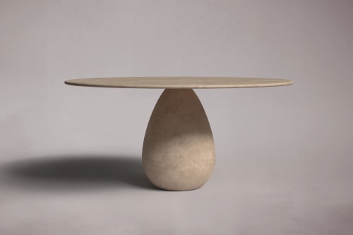 Marble Dining Table. Natural Stone Dining Table. | Tables by HamamDecor LLC