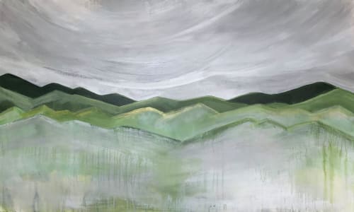 'ASCENT' | Oil And Acrylic Painting in Paintings by Linnea Heide contemporary fine art