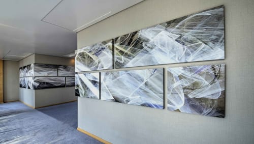 Art-series "Haze" Wall Panoramas, Shangri-La, Dubai | Paintings by Rica Belna | Shangri-la Hotel Dubai in Dubai
