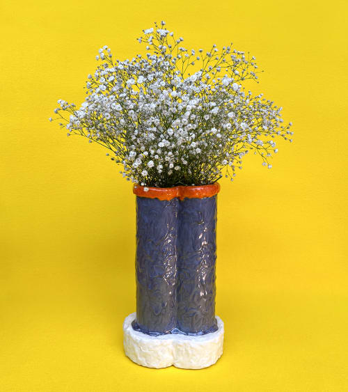 Tubo Triple Radial flower vase | Vases & Vessels by Algo Studio