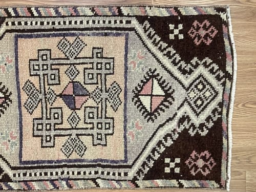 Hand-woven Turkish Rug Doormat| 1.9 x 2.11 | Rugs by Wool and Rug