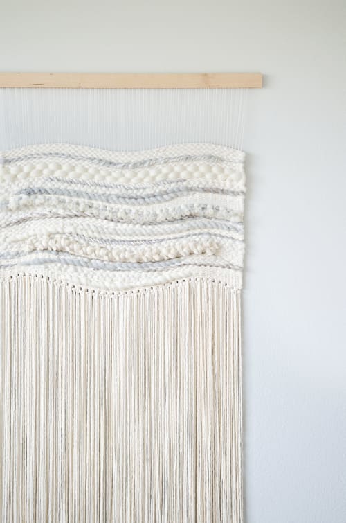 Neutral Handwoven Statement Tapestry | Wall Hangings by Shaylee Southerland // Mix Match Market | Dallas in Dallas