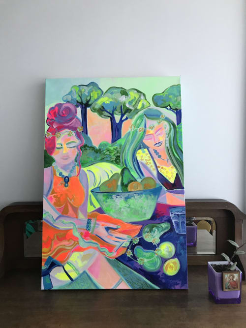 Parc Lafontaine | Paintings by Nicole Aimee Durocher