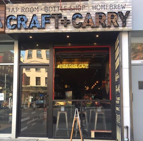 CRAFT + CARRY Exterior Marquee Lights | Signage by Vintage Marquee Lights