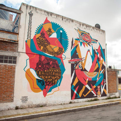 Wall Mural | Street Murals by Isakov | Bosques del Pilar in Heroica Puebla de Zaragoza