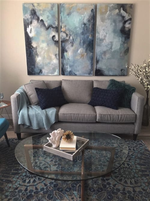Vivace Commission | Paintings by Marie Manon Art | Vivace at WEST 85th in Calgary