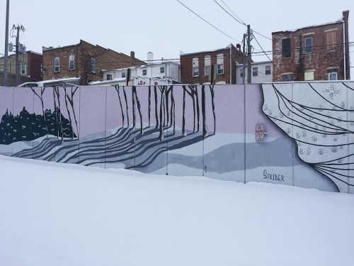 Prestine Winter Mural | Street Murals by Strider Patton