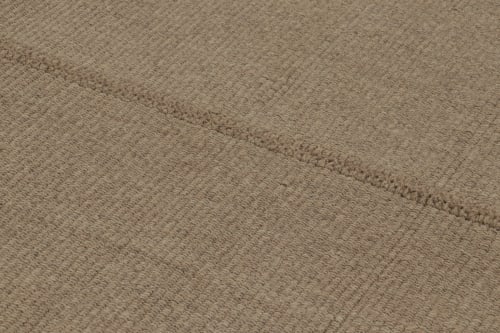 Rug & Kilim's Accent Kilim, Beige Textural Stripes | Rugs by Rug and Kilim