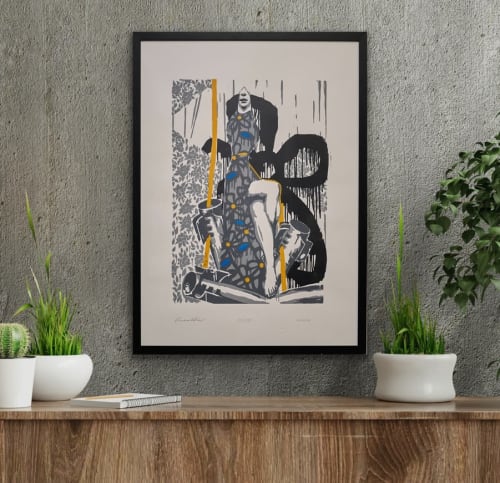 Destruction silkscreen | Prints by Mykhailo Korobkov