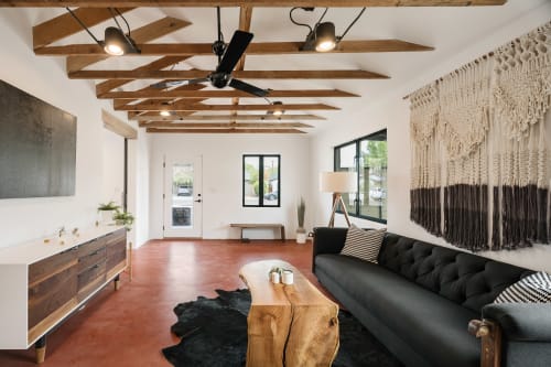 Mesquite Waterfall Steer Horn Coffee Table | Tables by Lumberlust Designs | Biltmore Plaza, Phoenix, AZ in Phoenix