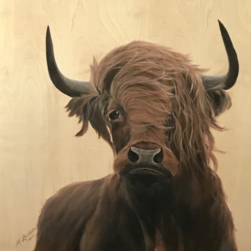 Major Bull | Paintings by Marilyn Landers