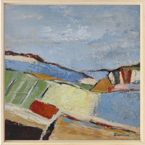 Fields in Summer / Champs en été | Oil And Acrylic Painting in Paintings by Sophie DUMONT.