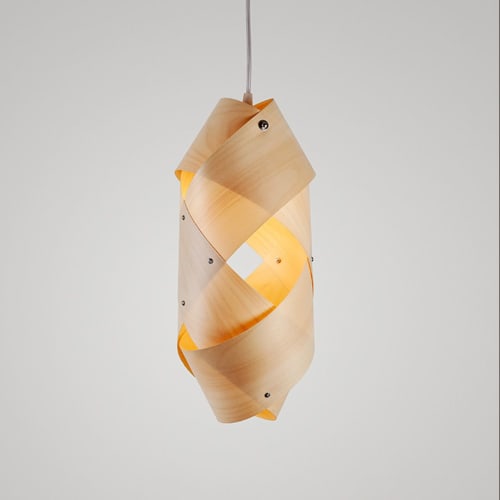 Mini Kokon - Small Vertical Light Fixture | Pendants by Traum - Wood Lighting