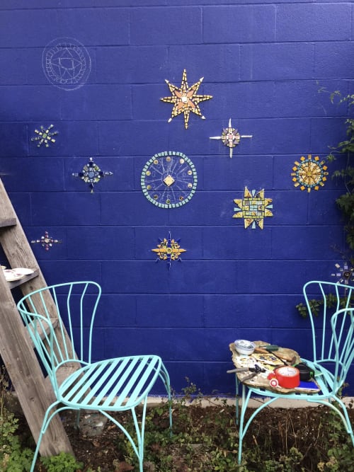 Blue wall | Art & Wall Decor by Bethpurcellmosaics