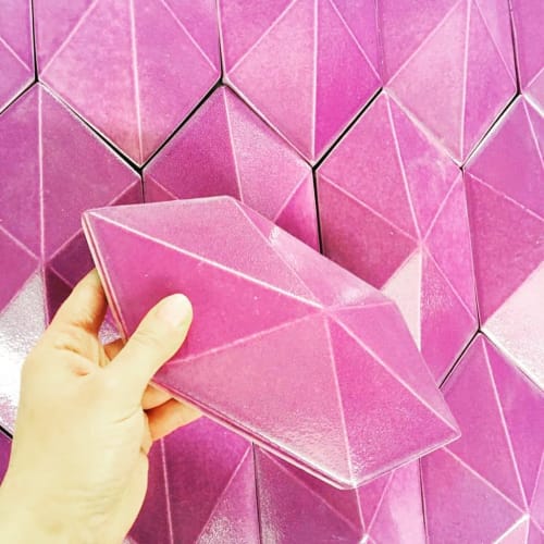 Diamond Tile | Tiles by MF Art Ceramic