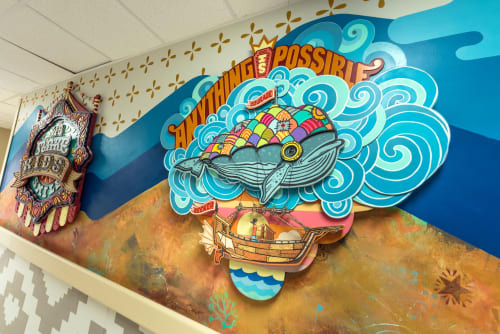 Anything Is Possible! | Art & Wall Decor by Bradford Maxfield (Estudio Bradlio) | Providence Children's Hospital in El Paso