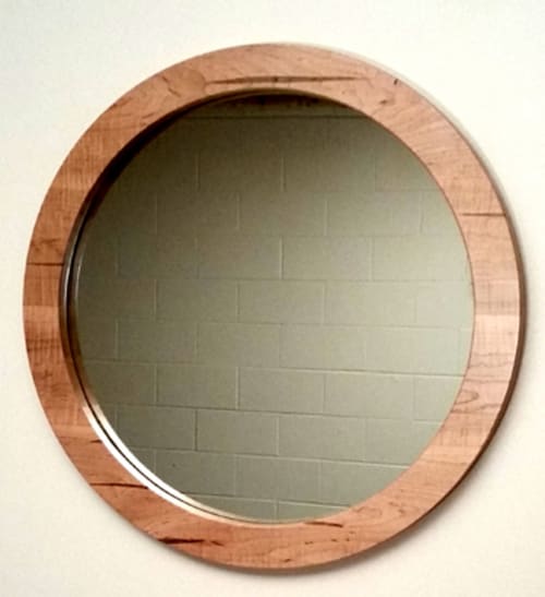 Curly Maple Mirror | Decorative Objects by Against the Grain Studio, Inc.