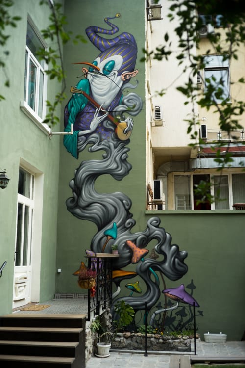 Basement genie | Murals by Bozko