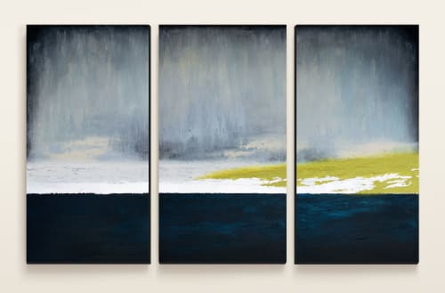 Reverence - Triptych | Oil And Acrylic Painting in Paintings by Alyson Storms