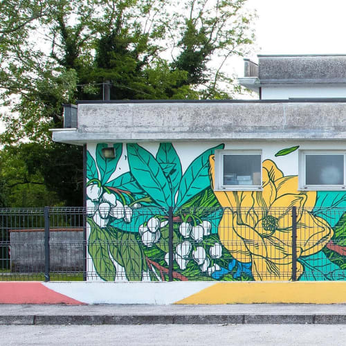 In Bloom | Street Murals by Luca Maleonte