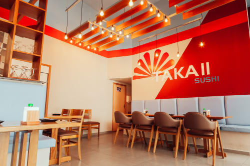 Takaii Sushi praia brava, Restaurants, Interior Design