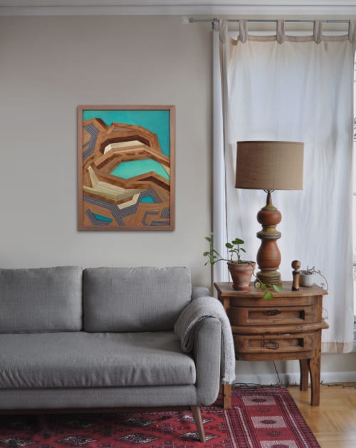 Wall Art - Birth | Wall Sculpture in Wall Hangings by Alexandra Cicorschi | San Francisco in San Francisco