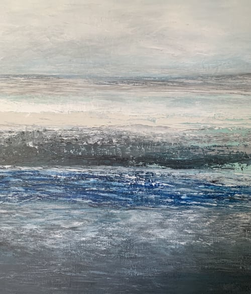 Calm Amongst Chaos | Oil And Acrylic Painting in Paintings by Hoai Not Art