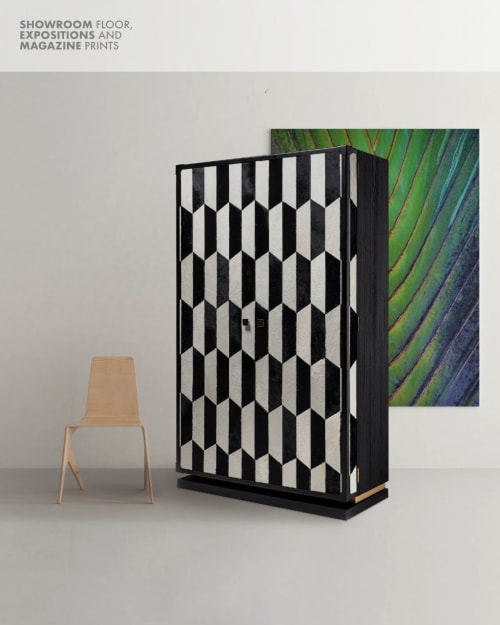 Neue Cabinet with Wine Rack | Furniture by Larissa Batista