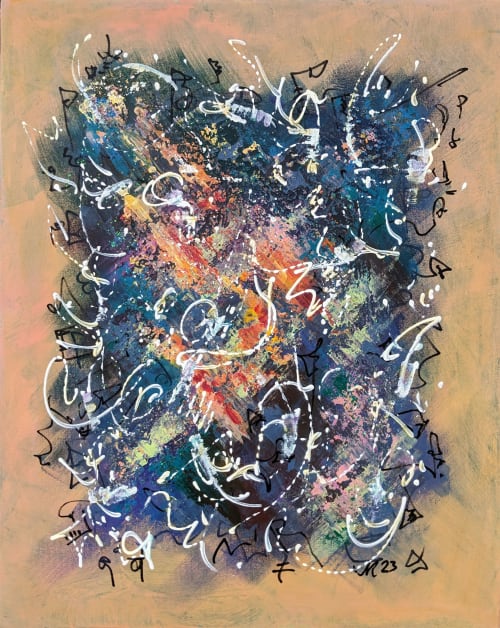 Symphony 1: A Colorful Emotional Tapestry | Paintings by Lena Kolambet