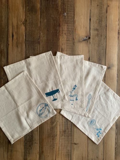 Napkins to spill your wine on | Linens & Bedding by Tatiana May