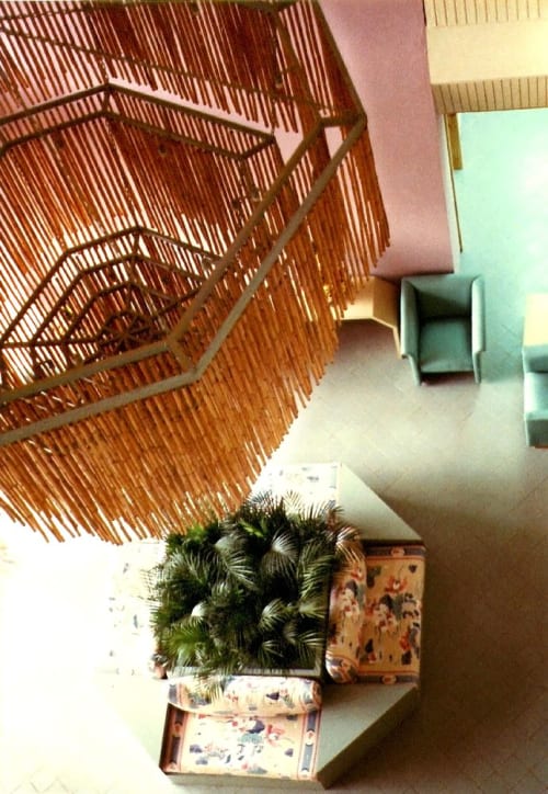 Bamboo Lagrimas Chandelier - Hotel Montemar | Chandeliers by Alette Simmons-Jimenez | Hotel Montemar in Puerto Plata