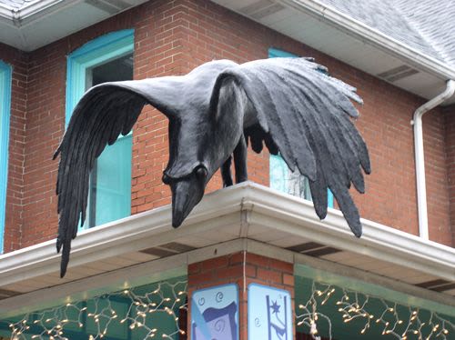 "Raven" | Public Sculptures by J.A. Mayer "Sculptor" | Main Exhibit Gallery & Art Center in Ligonier
