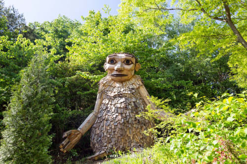Big Young | Public Sculptures by Thomas Dambo | Pyeonggang Botanical Garden in Pocheon-si