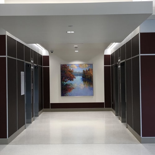 Garnet Reflections | Paintings by Trisha Adams | Mount Carmel Grove City in Grove City